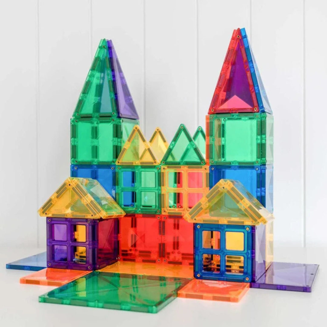 Little Teekie Rainbow Magnetic Building Tiles Set