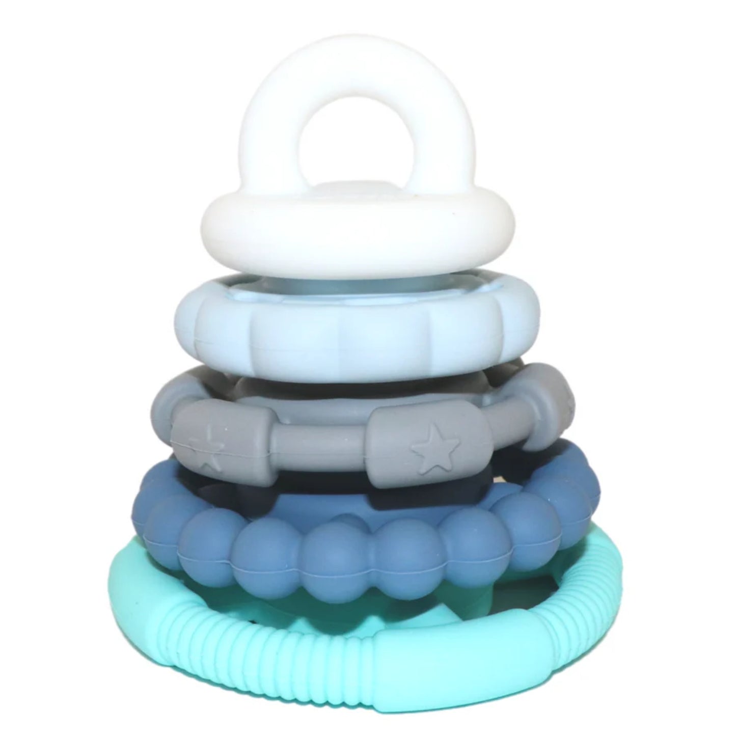 Little Teekie Rainbow Silicone Stacking Teether