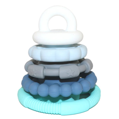 Little Teekie Rainbow Silicone Stacking Teether