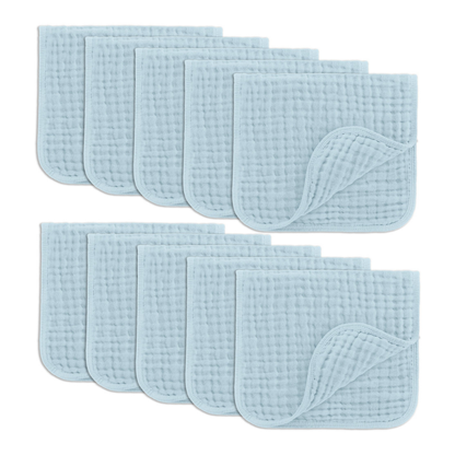 Little Teekie Soft Muslin Baby Burp Cloth Set