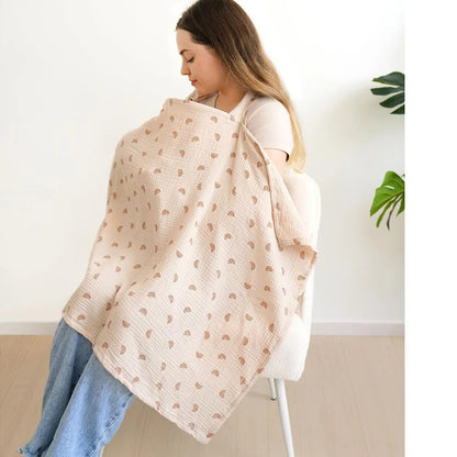 Little Teekie Muslin Breastfeeding Nursing Cover Apron