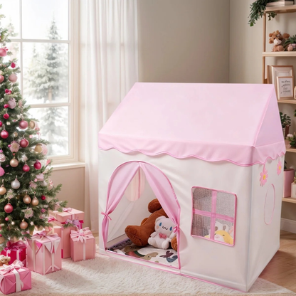 Little Teekie Kids Playhouse Tent Indoor Fabric Play Hut