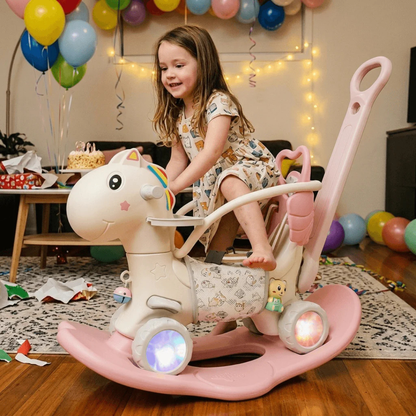 Little Teekie 5-in-1 Baby Rocking Horse Walker