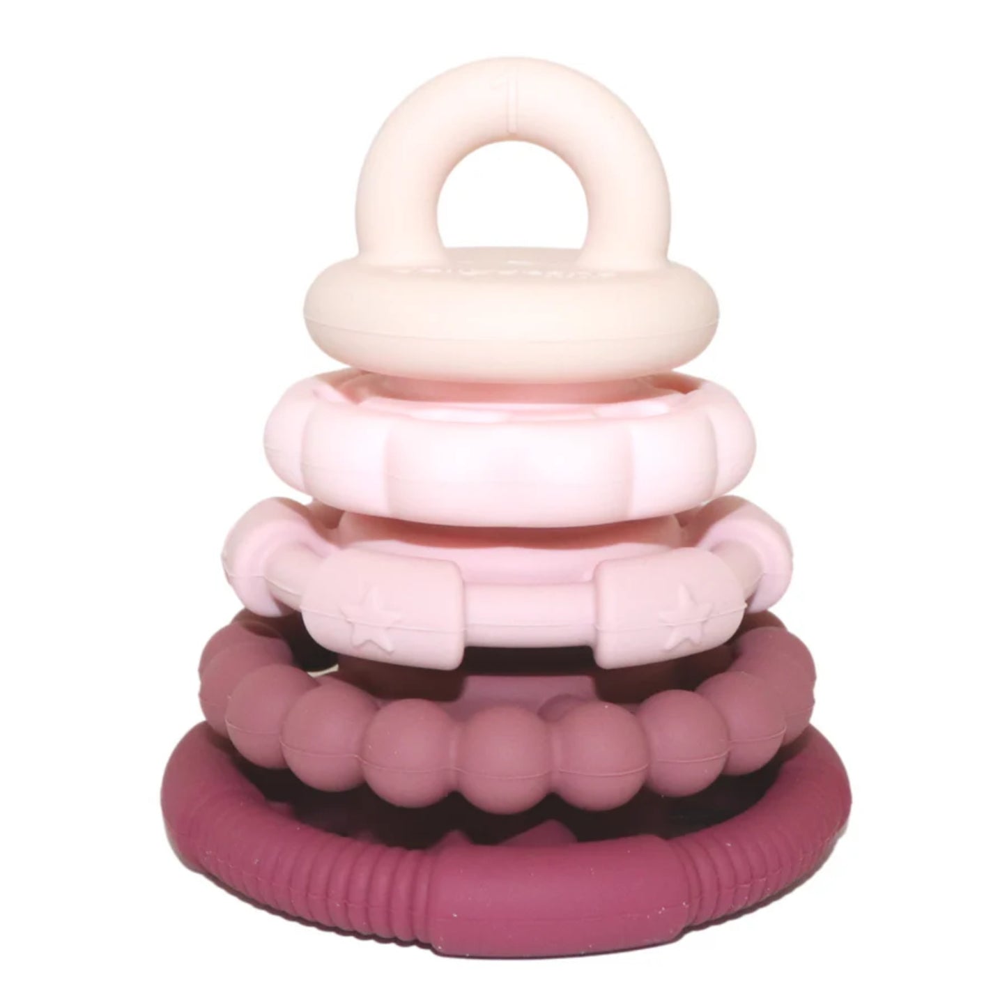 Little Teekie Rainbow Silicone Stacking Teether