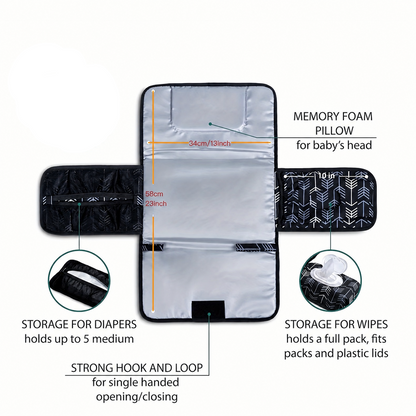 Little Teekie Portable Baby Changing Pad Organizer