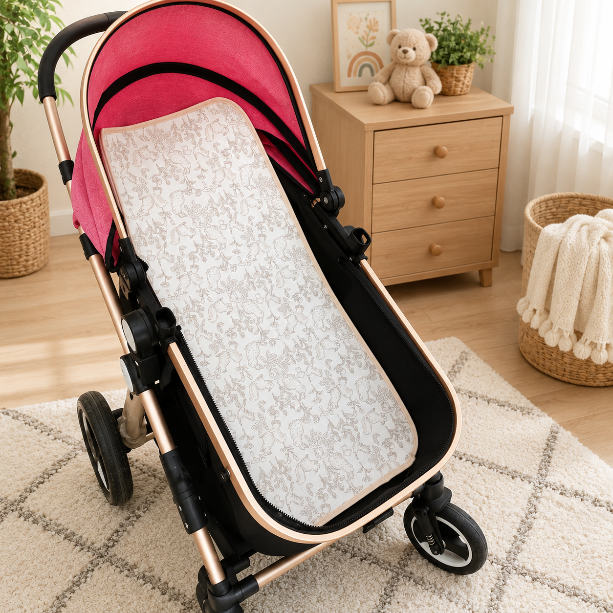 Little Teekie Cooling Stroller Seat Mat Pad