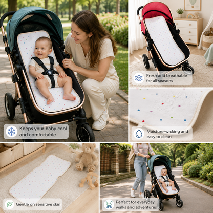 Little Teekie Cooling Stroller Seat Mat Pad
