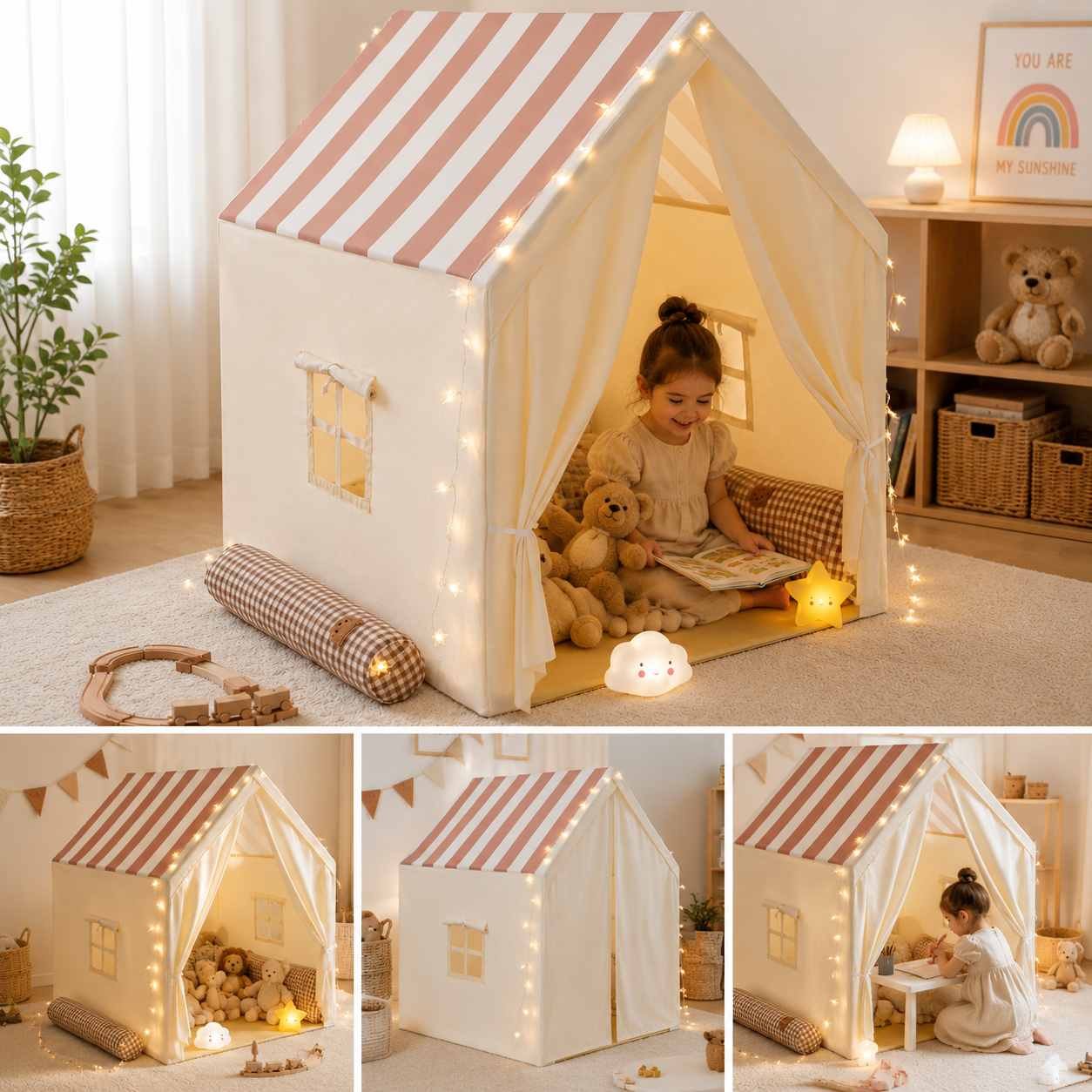 Little Teekie Kids Playhouse Indoor & Outdoor Tent