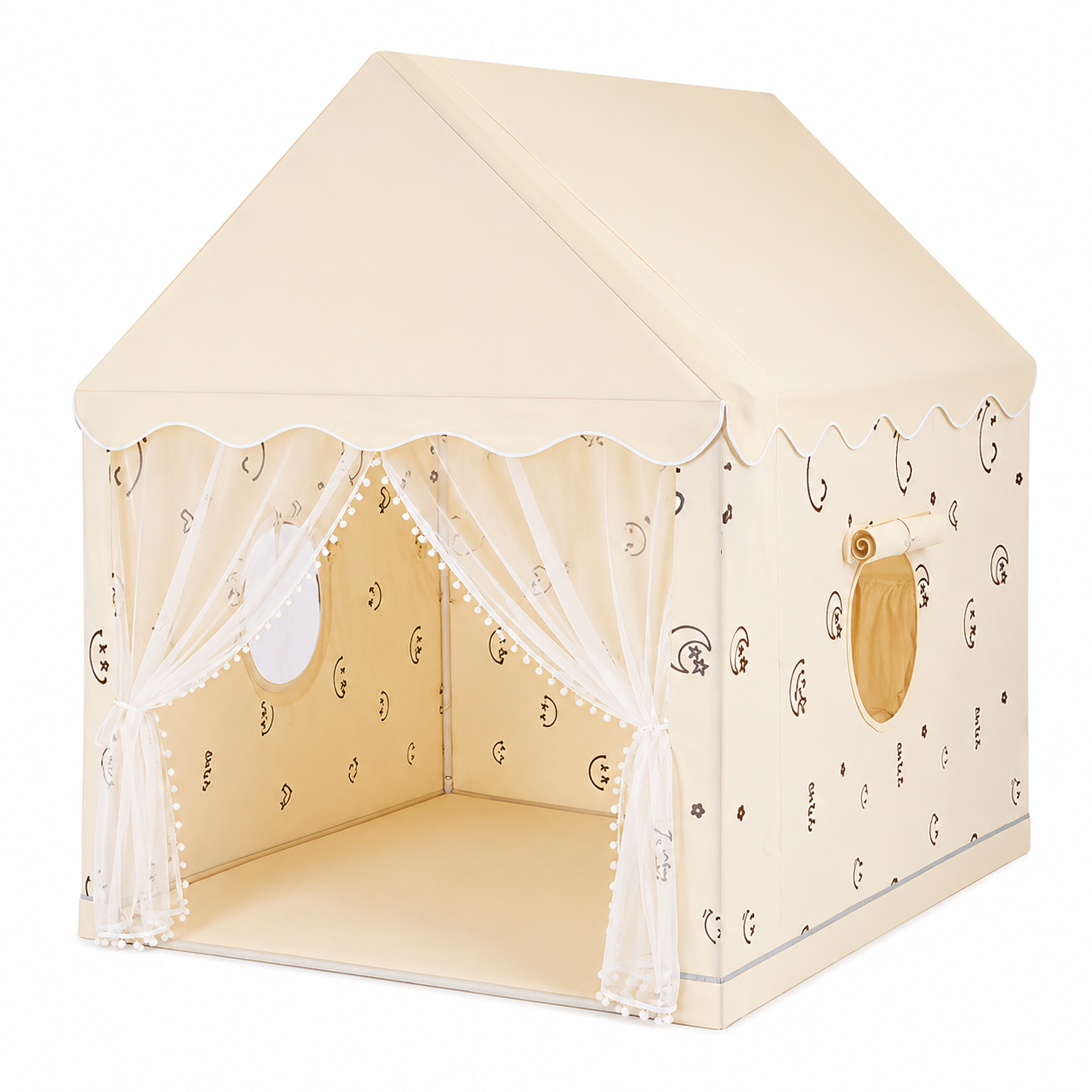 Little Teekie Kids Playhouse Tent with Curtains
