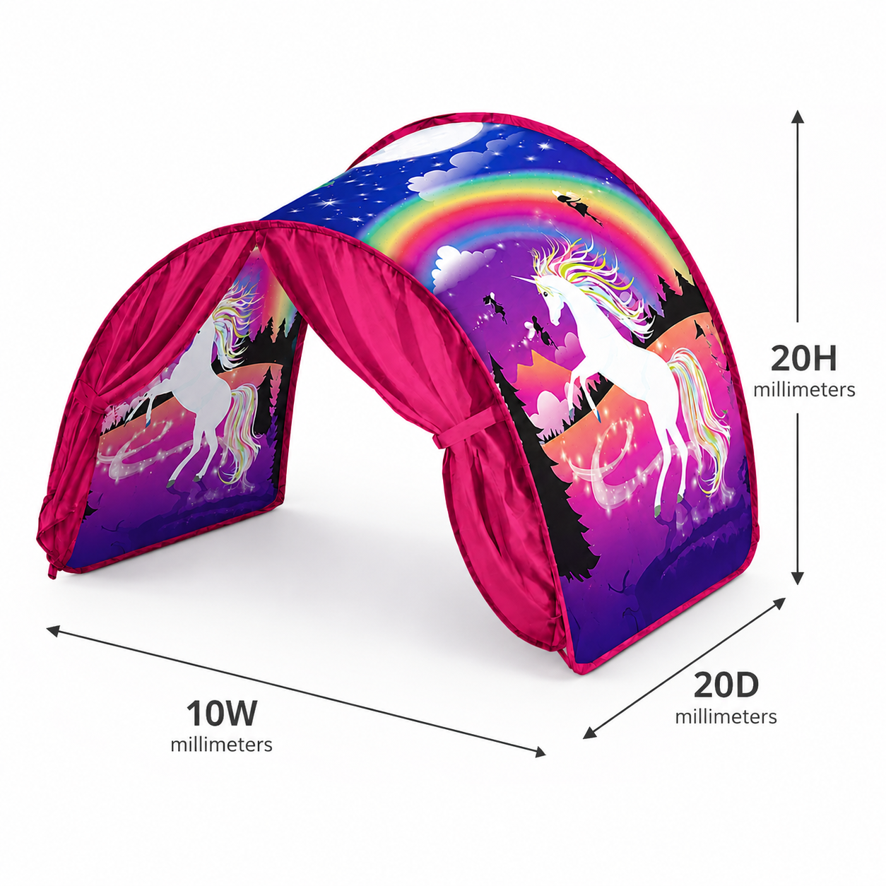 Little Teekie Kids Bed Tent with LED Light & Fantasy Design