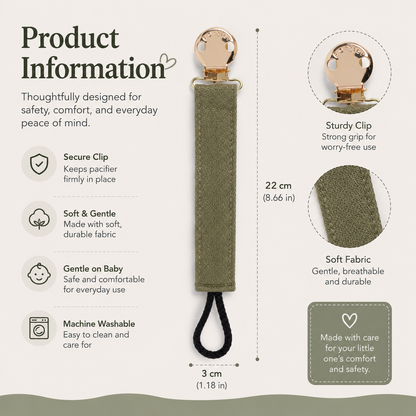 Little Teekie Premium Pacifier Clip Strap