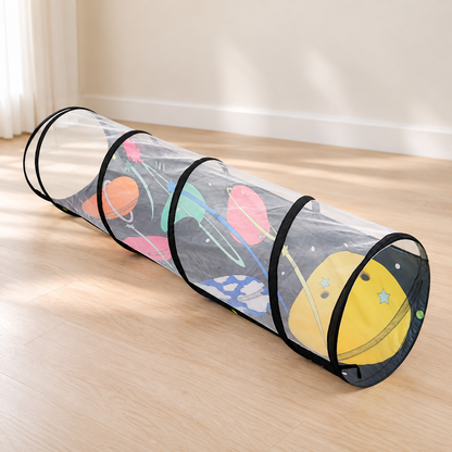 Little Teekie Reversible Play Tunnel | OEKO-TEX Cotton Canvas, Foldable – Planet World