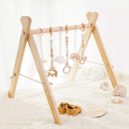 Little Teekie Wooden Baby Play Gym Activity Frame
