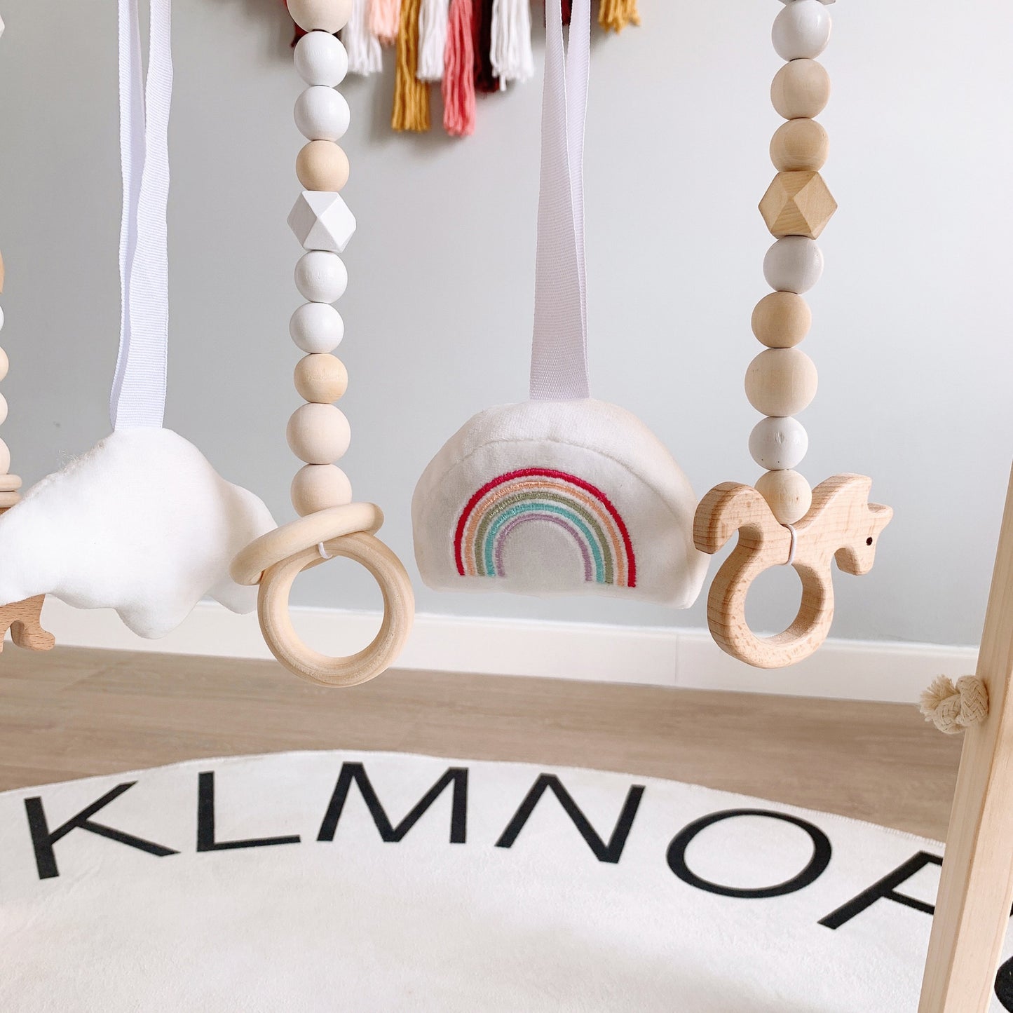 Little Teekie Wooden Baby Play Gym Activity Frame