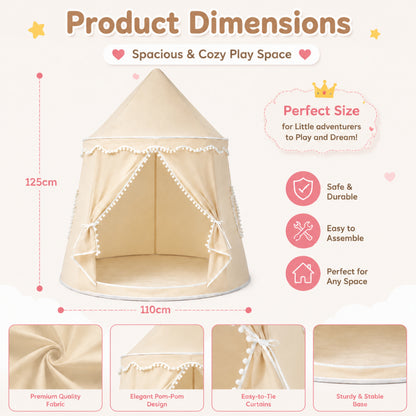 Little Teekie Princess Play Tent Indoor Kids Castle