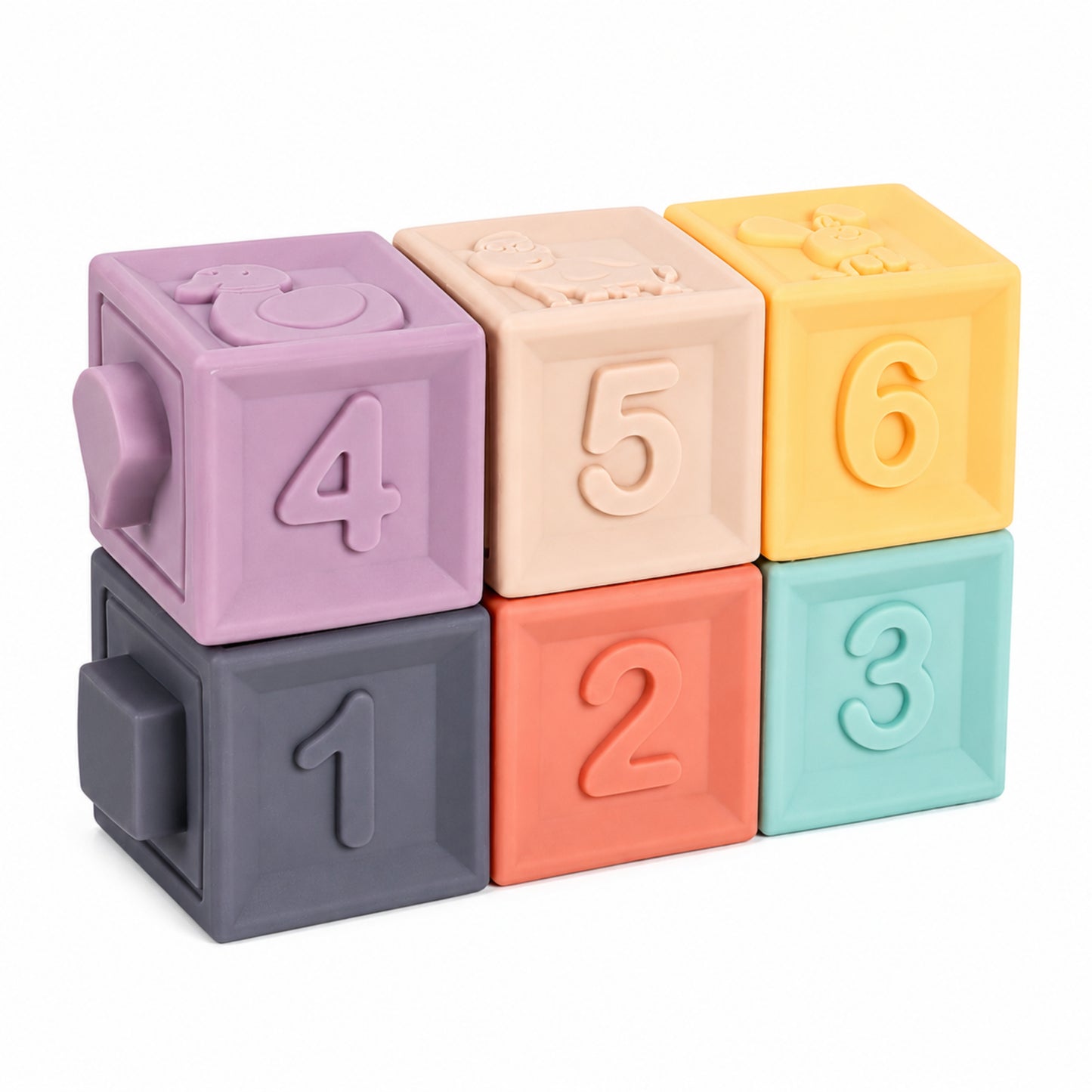 Little Teekie Soft Silicone Baby Dice Set