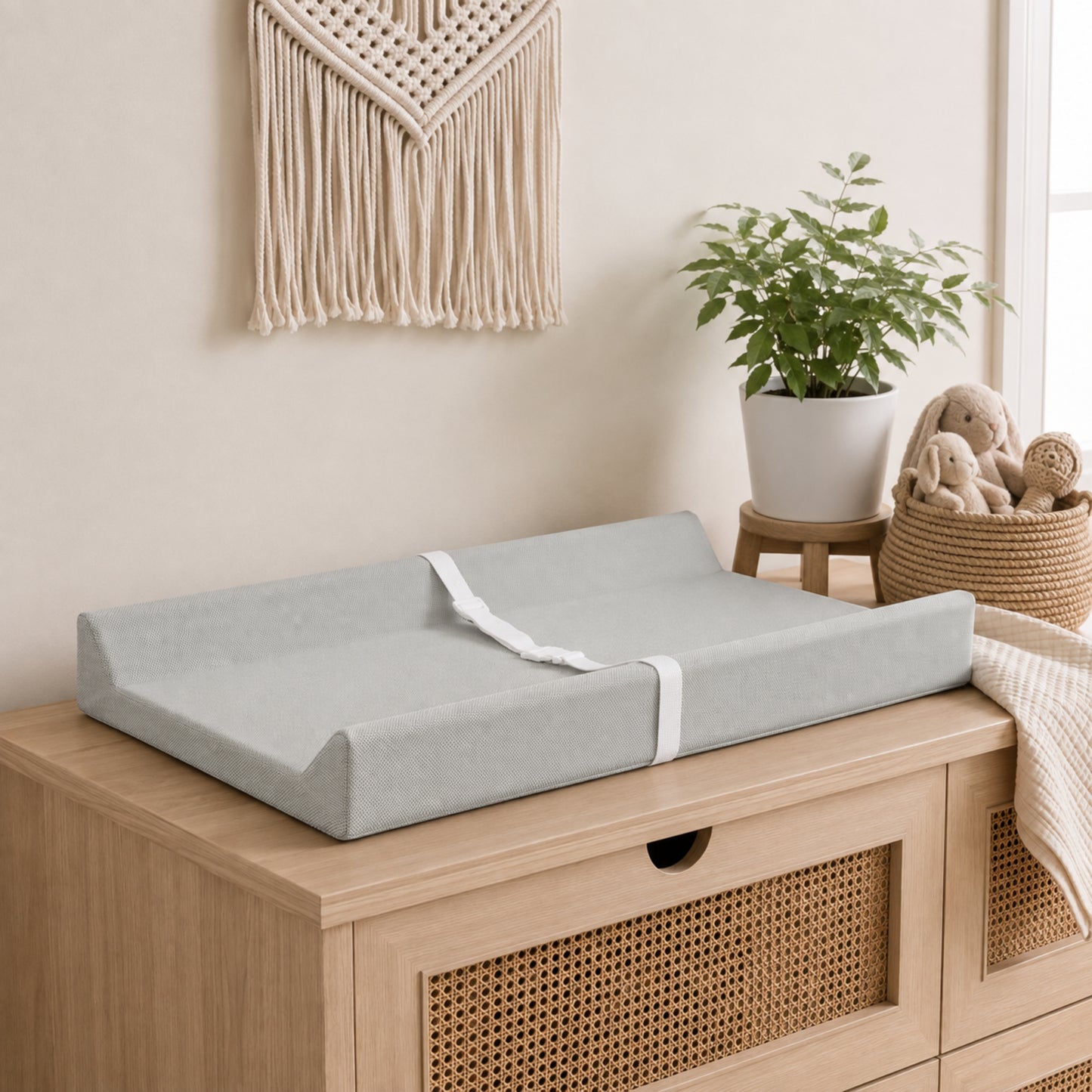 Baby Changing Pad | Premium, Waterproof | Gray