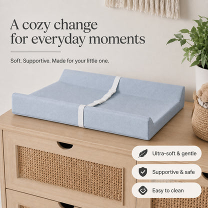 Baby Changing Pad | Premium, Waterproof | Blue