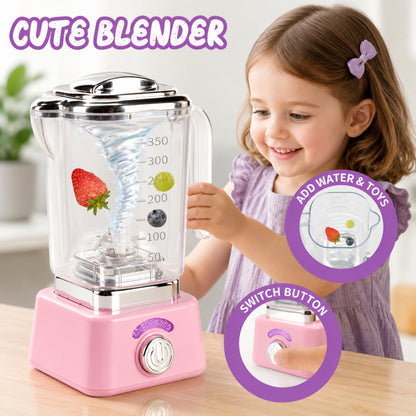 Little Teekie 4-in-1 Kitchen Play Utensils with Coffee Machine, Juicer, Bread Machine and Mixer