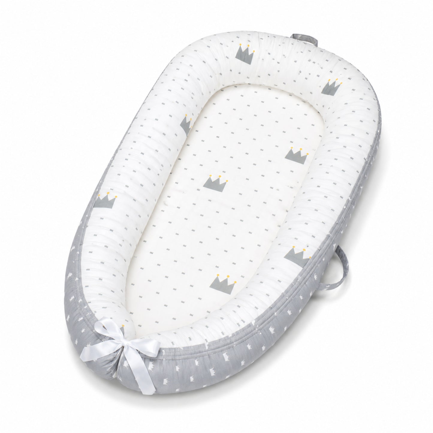 Little Teekie Leaf Print Baby Nest Lounger