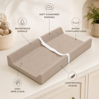 Baby Changing Pad | Premium, Waterproof | Khaki