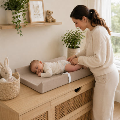 Baby Changing Pad | Premium, Waterproof | Khaki