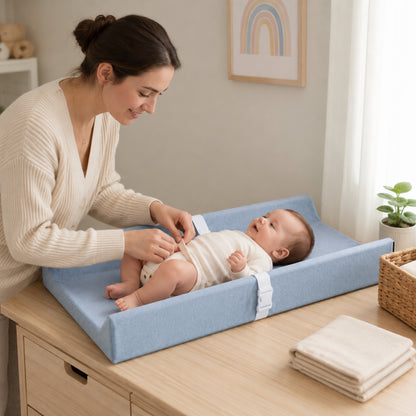 Baby Changing Pad | Premium, Waterproof | Blue