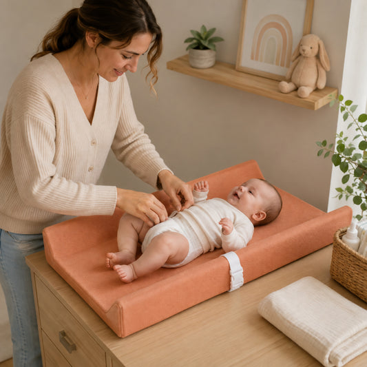 Baby Changing Pad | Premium, Waterproof | Orange