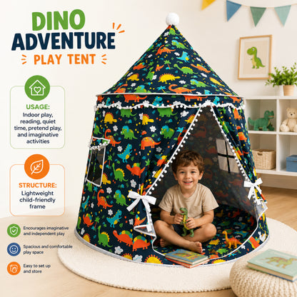 Kids Play Tent Indoor Princess Teepee | Balck