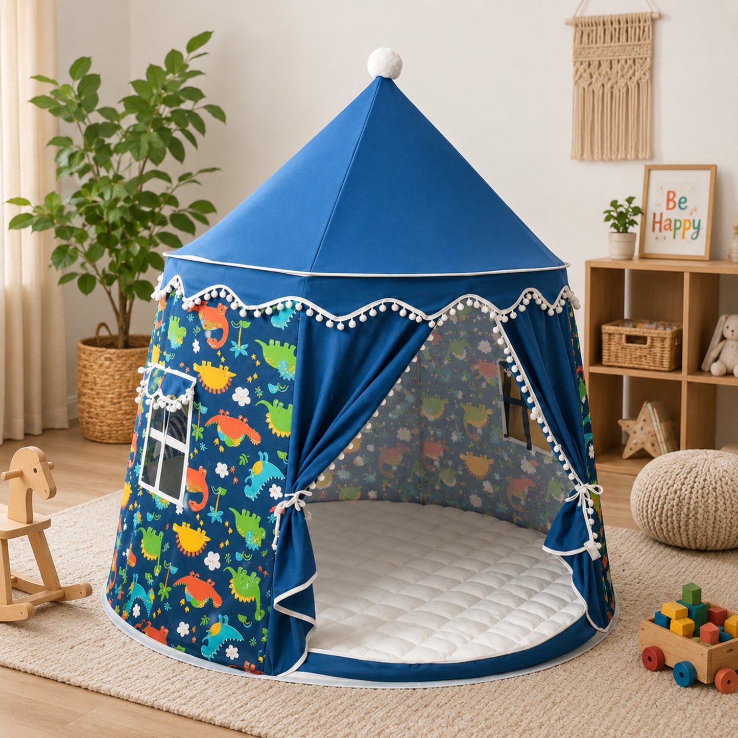 Kids Play Tent Indoor Princess Teepee | Blue