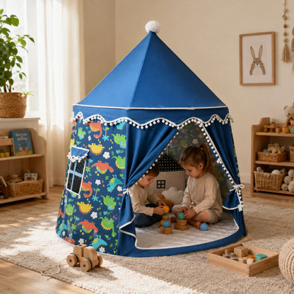 Kids Play Tent Indoor Princess Teepee | Blue