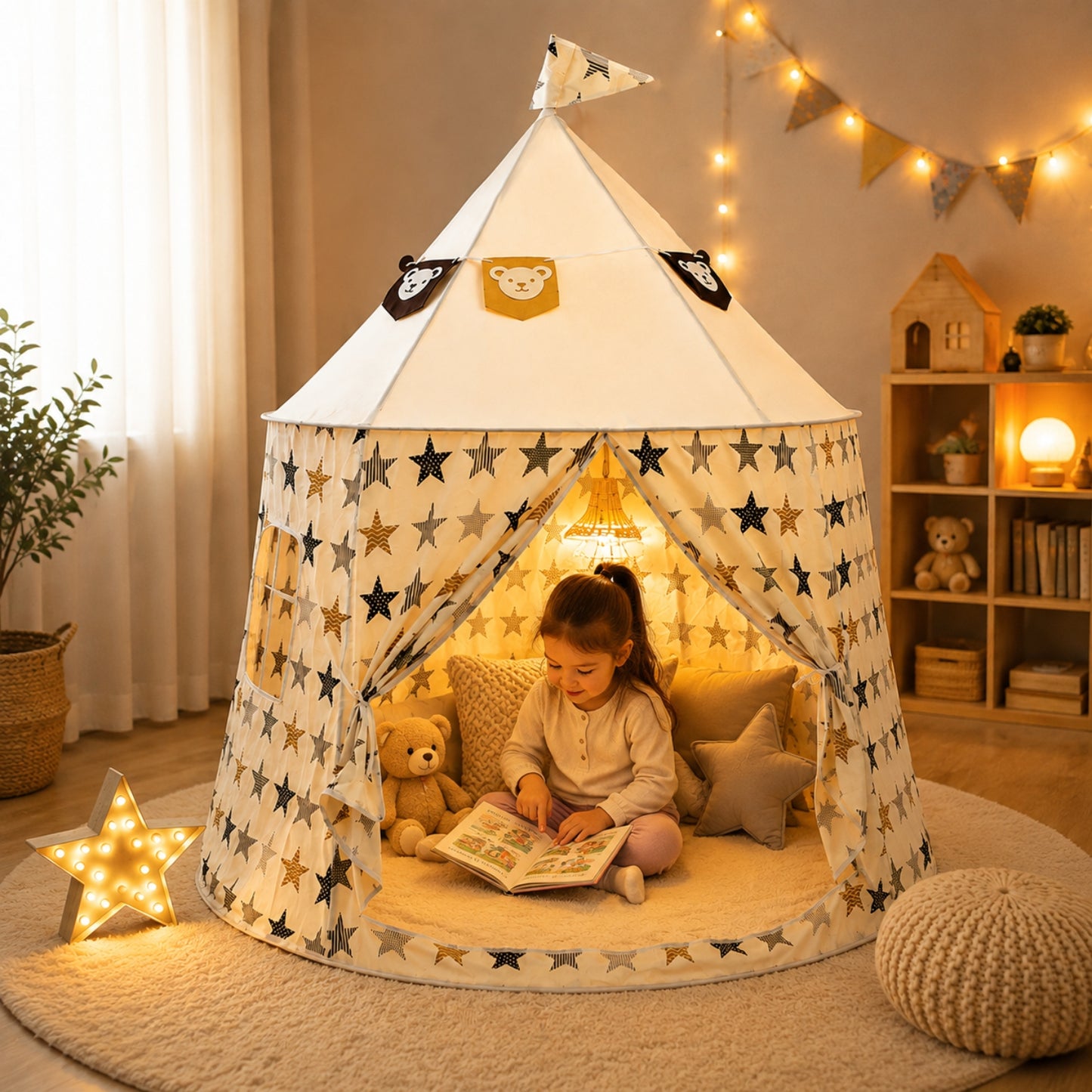 White Star Kids Indoor Play Tent