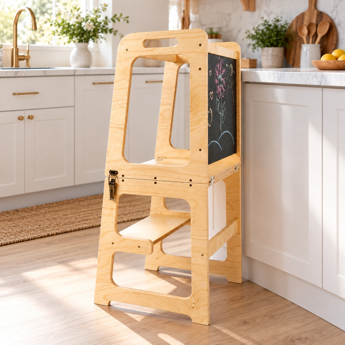 Little Teekie 3-in-1 Adjustable Wooden Learning Tower