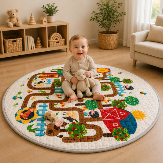 Little Teekie Farm Maze Baby Play Mat