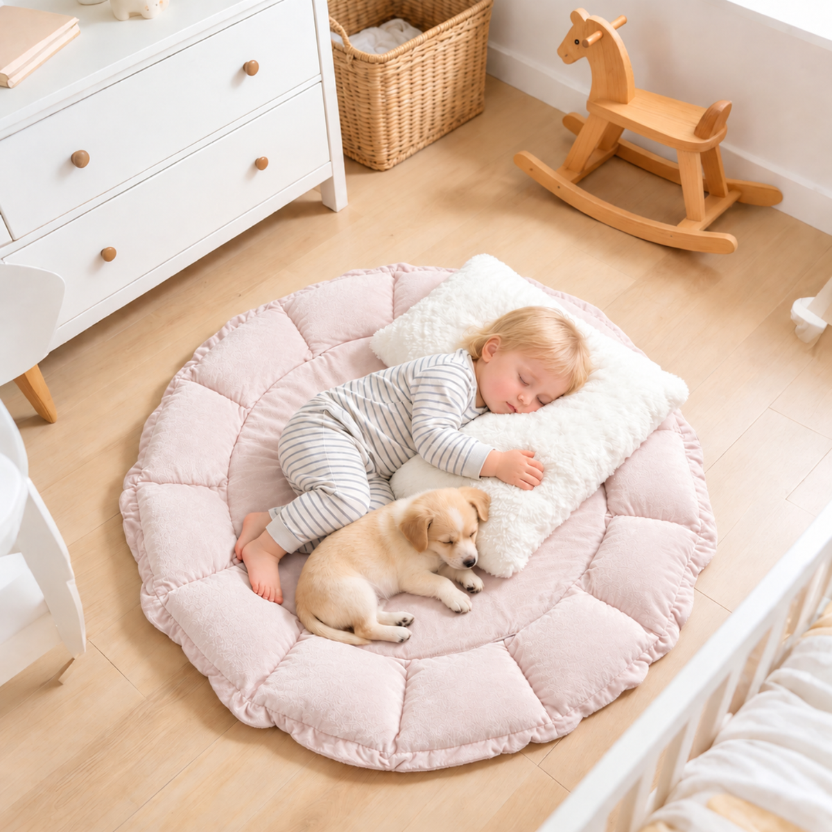 Little Teekie 5-in-1 Plush Baby Play Gym & Activity Mat