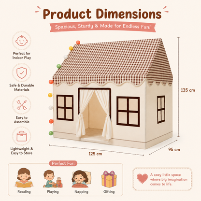 Little Teekie Foldable Kids Playhouse Tent