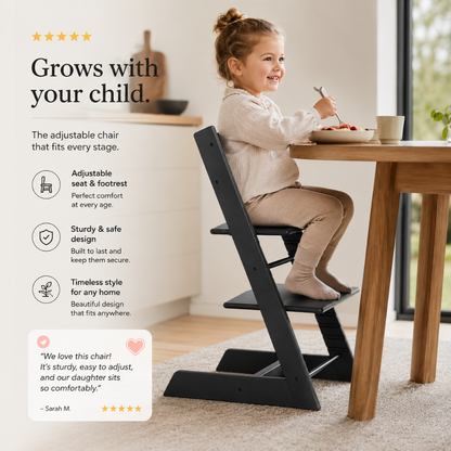 Little Teekie Adjustable Wooden Kids Chair
