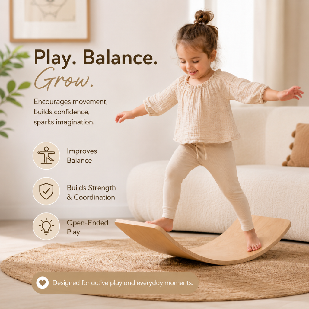 Little Teekie Wooden Balance Board