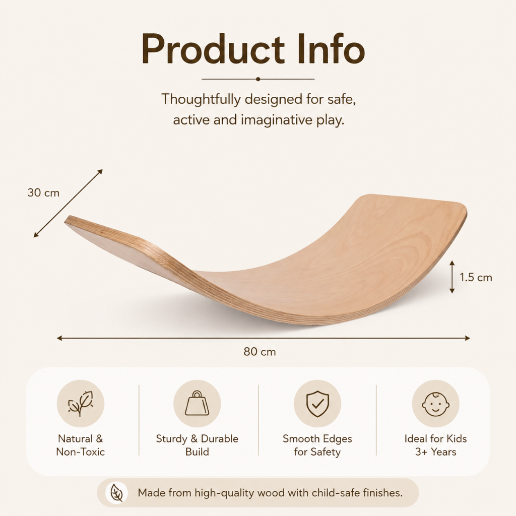 Little Teekie Wooden Balance Board
