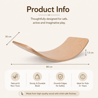 Little Teekie Wooden Balance Board