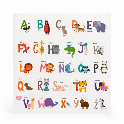 Little Teekie Animal Alphabet Wall Stickers