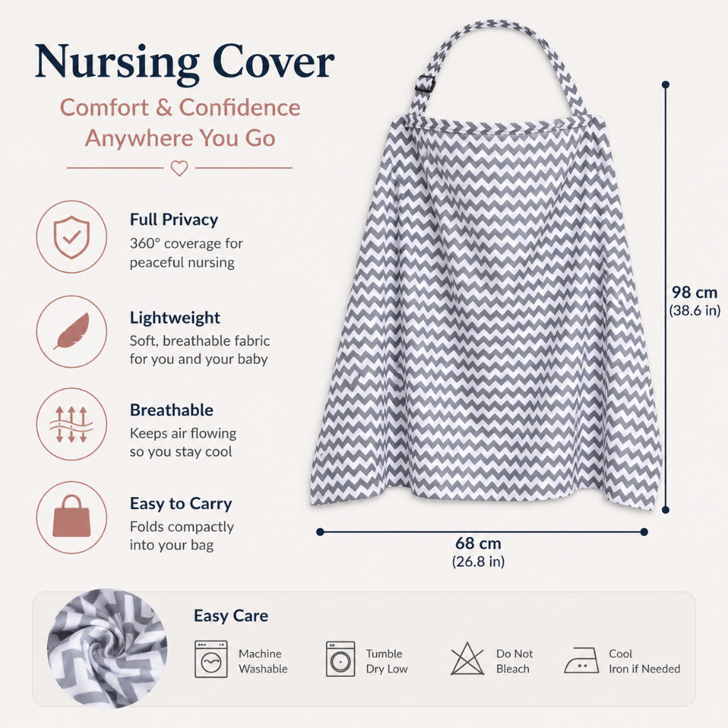 Little Teekie Chevron Nursing Cover