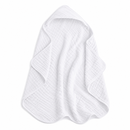 Little Teekie Soft Muslin Baby Hooded Towel Set