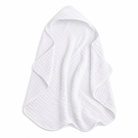Little Teekie Soft Muslin Baby Hooded Towel Set