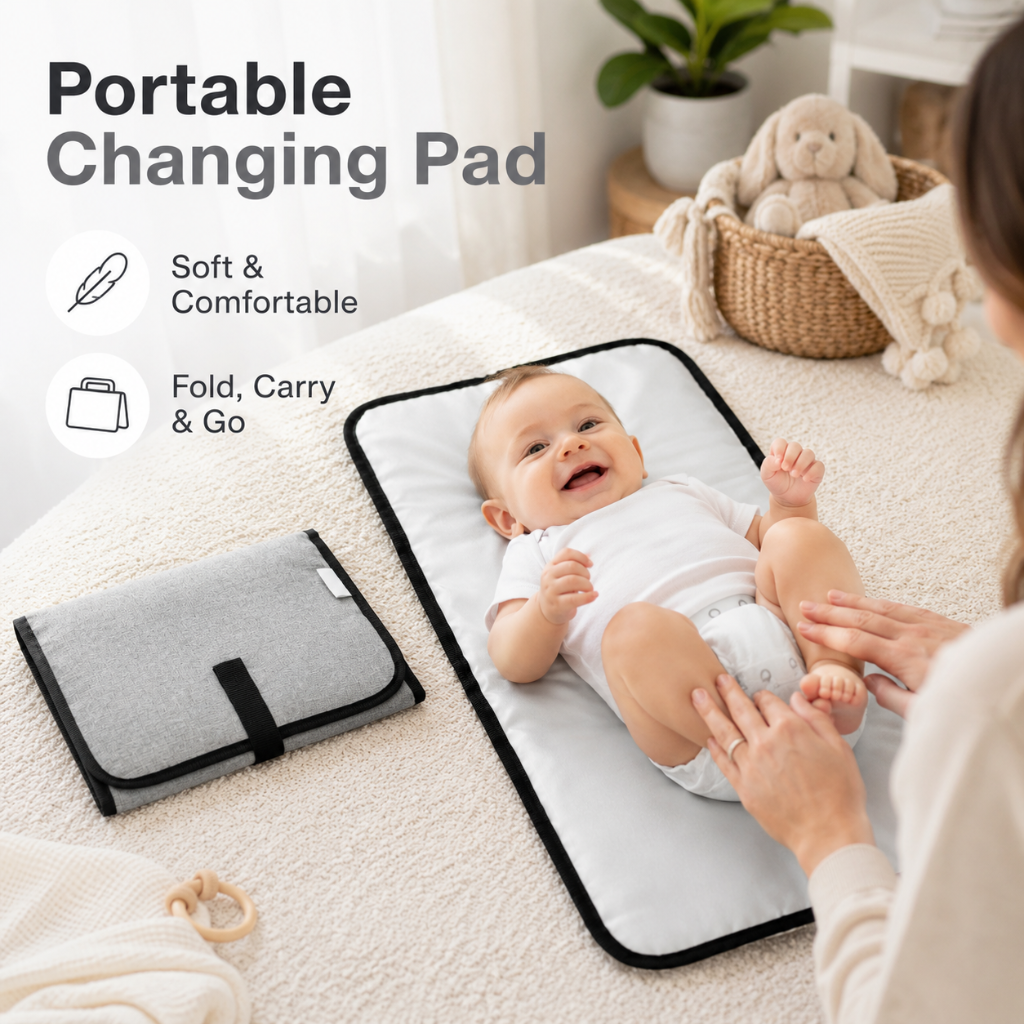 Little Teekie Foldable Waterproof Baby Changing Pad