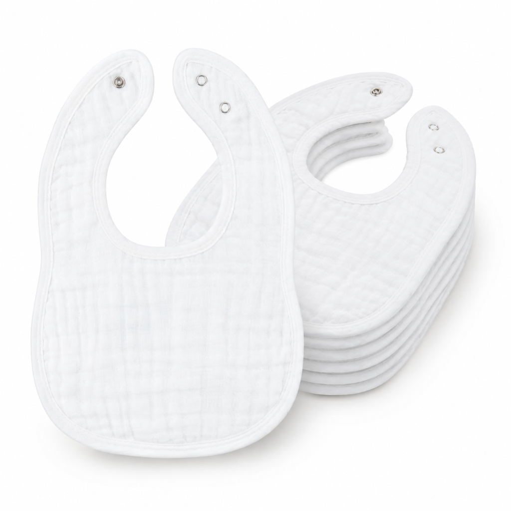 Little Teekie Soft Muslin Baby Bib Set
