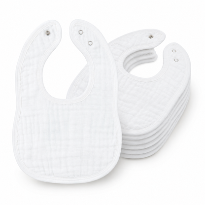 Little Teekie Soft Muslin Baby Bib Set