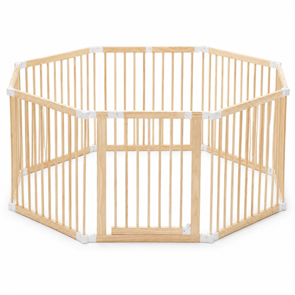 Little Teekie Wooden Baby Playpen Safety Fence
