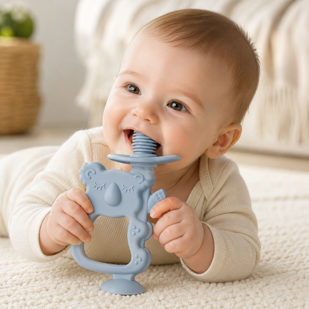 Little Teekie Koala Silicone Teether & Pacifier