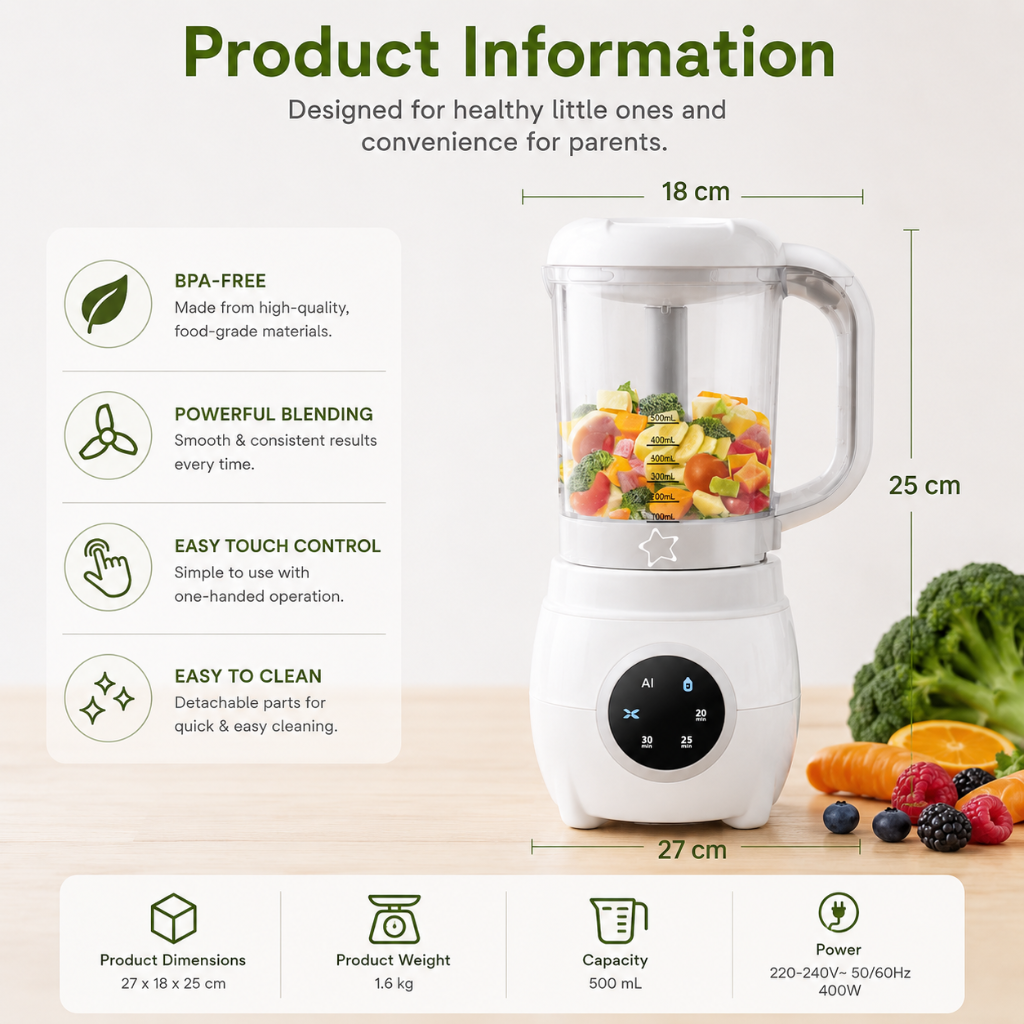 Little Teekie Baby Food Maker Blender